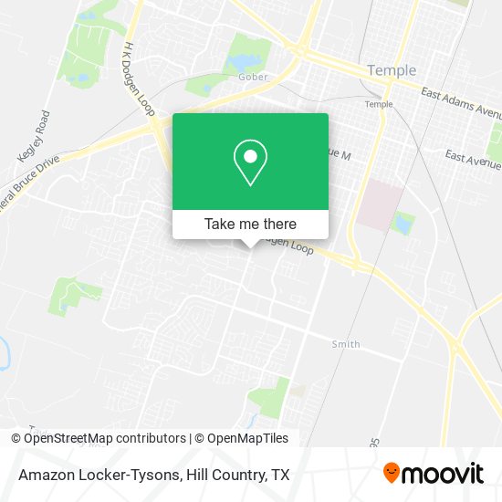 Amazon Locker-Tysons map