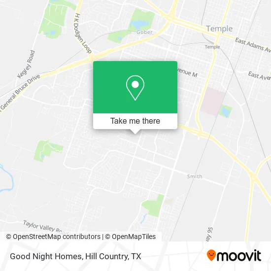 Good Night Homes map
