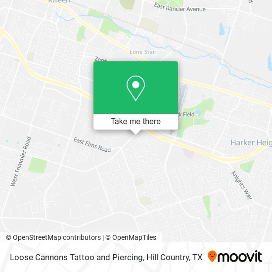 Mapa de Loose Cannons Tattoo and Piercing