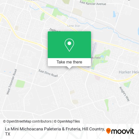 La Mini Michoacana Paleteria & Fruteria map