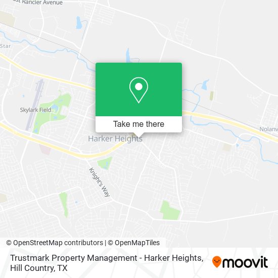 Trustmark Property Management - Harker Heights map