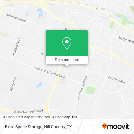 Mapa de Extra Space Storage