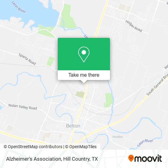 Alzheimer's Association map