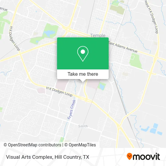 Visual Arts Complex map