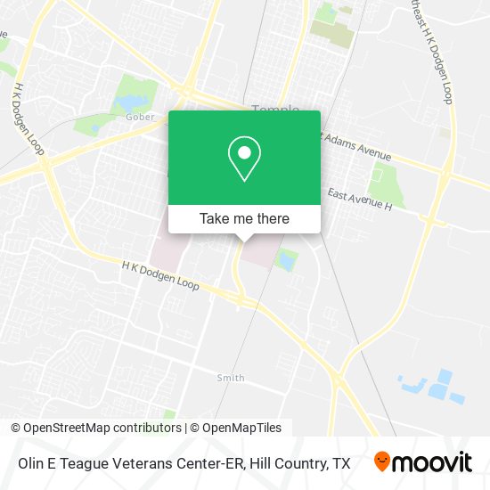 Mapa de Olin E Teague Veterans Center-ER