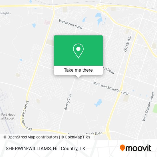 Mapa de SHERWIN-WILLIAMS
