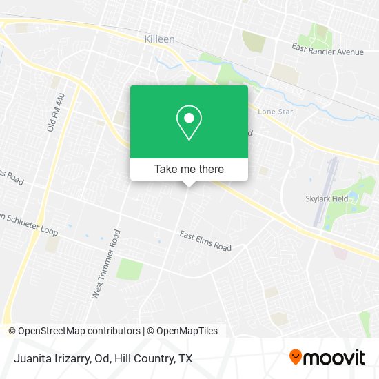 Juanita Irizarry, Od map
