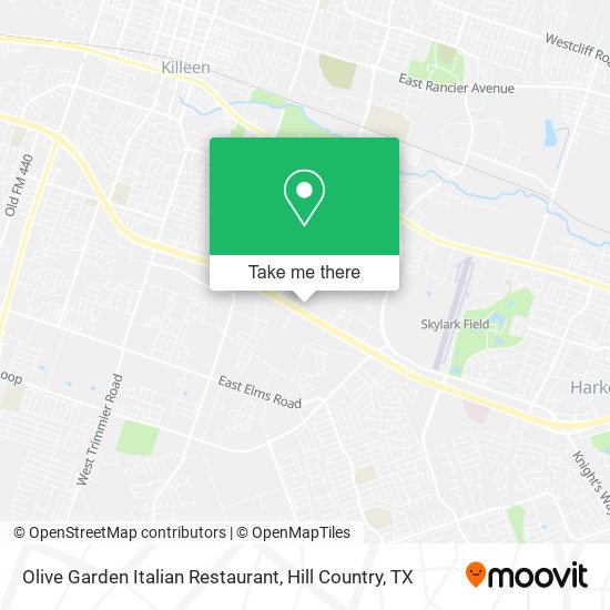 Mapa de Olive Garden Italian Restaurant