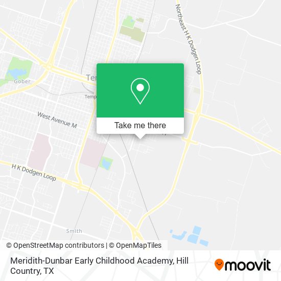 Mapa de Meridith-Dunbar Early Childhood Academy