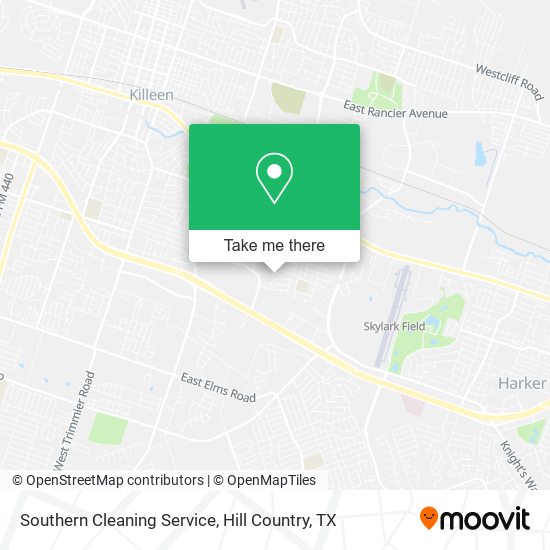 Southern Cleaning Service map