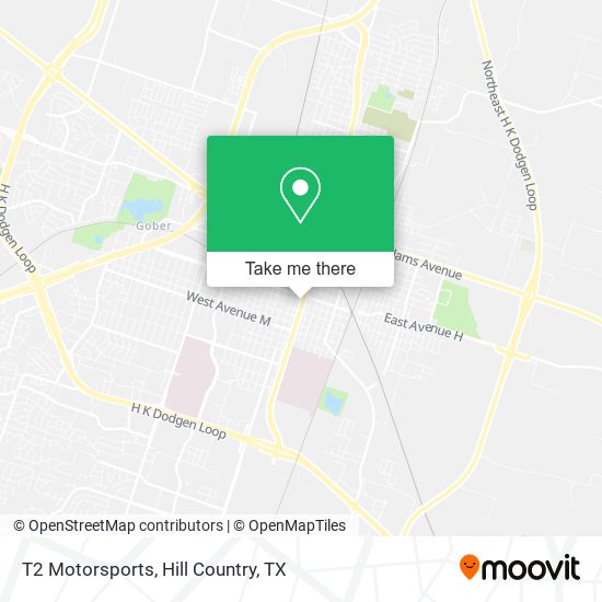 Mapa de T2 Motorsports