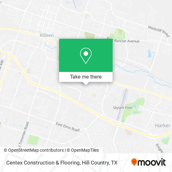 Centex Construction & Flooring map