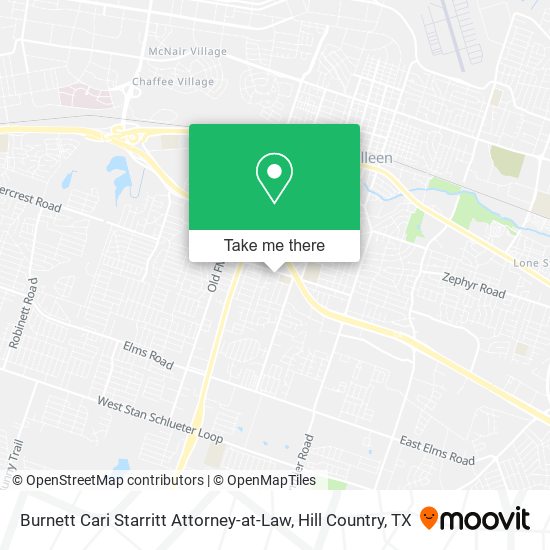 Burnett Cari Starritt Attorney-at-Law map