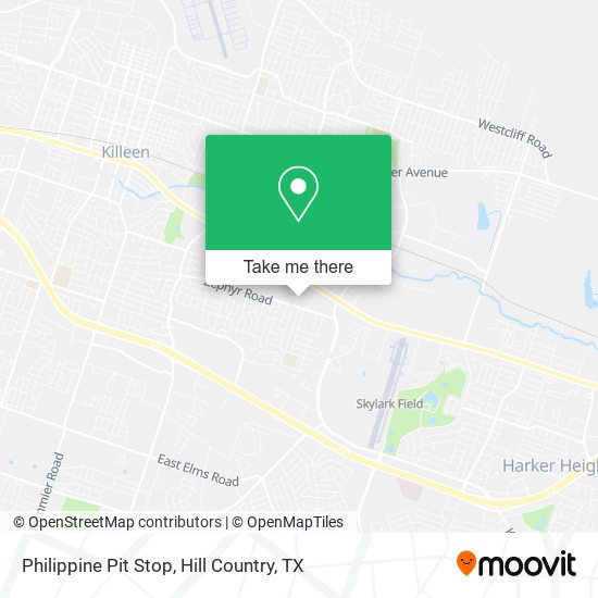 Philippine Pit Stop map