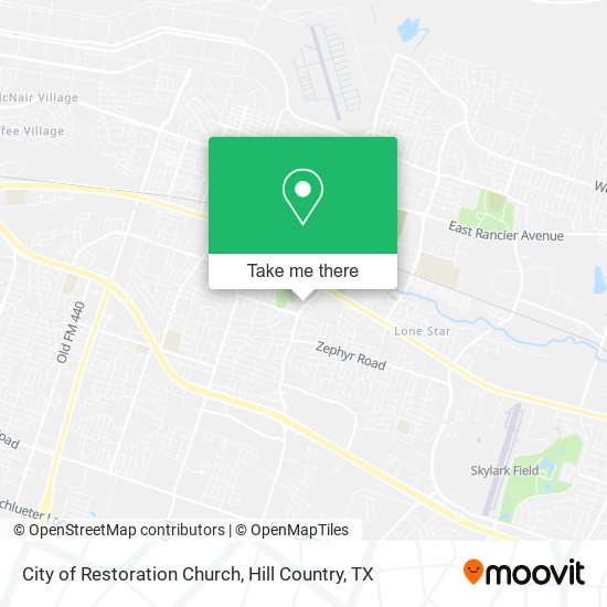 City of Restoration Church map