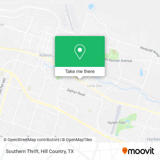 Mapa de Southern Thrift