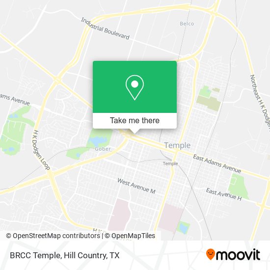 Mapa de BRCC Temple