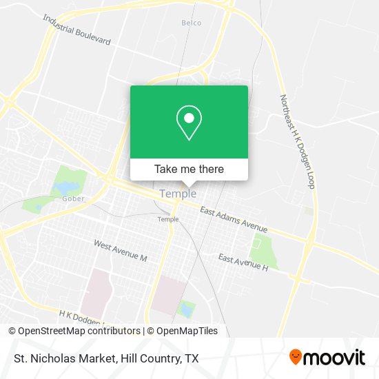 St. Nicholas Market map