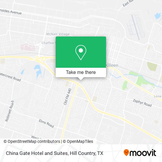 China Gate Hotel and Suites map