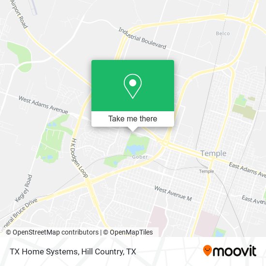 Mapa de TX Home Systems