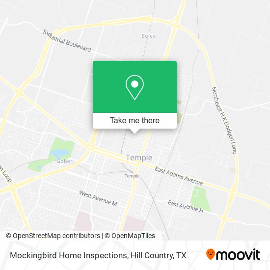 Mockingbird Home Inspections map