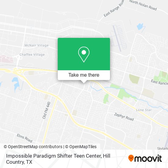 Mapa de Impossible Paradigm Shifter Teen Center