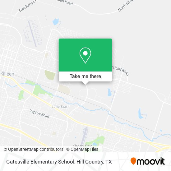 Mapa de Gatesville Elementary School