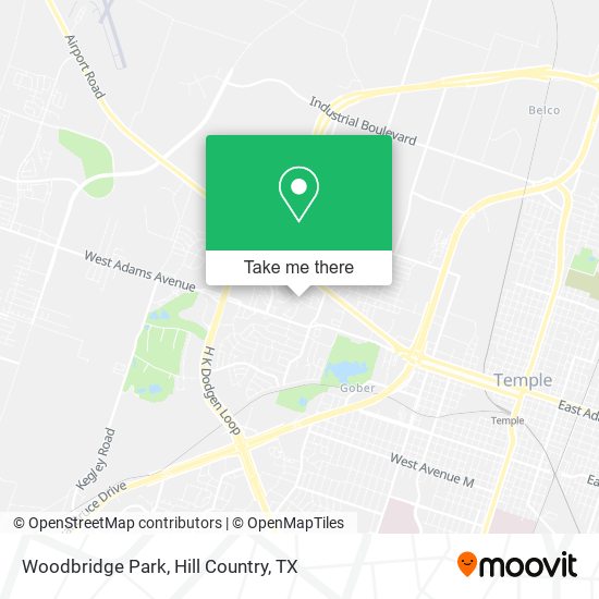 Woodbridge Park map