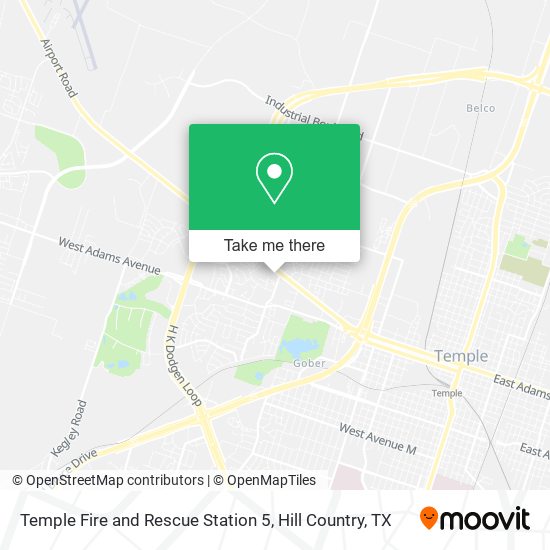Temple Fire and Rescue Station 5 map