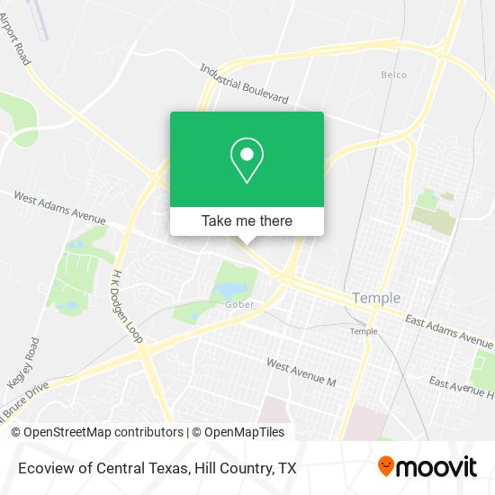 Ecoview of Central Texas map