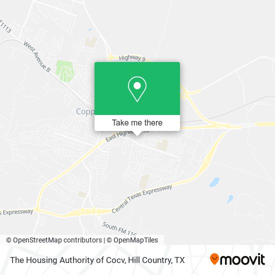 The Housing Authority of Cocv map