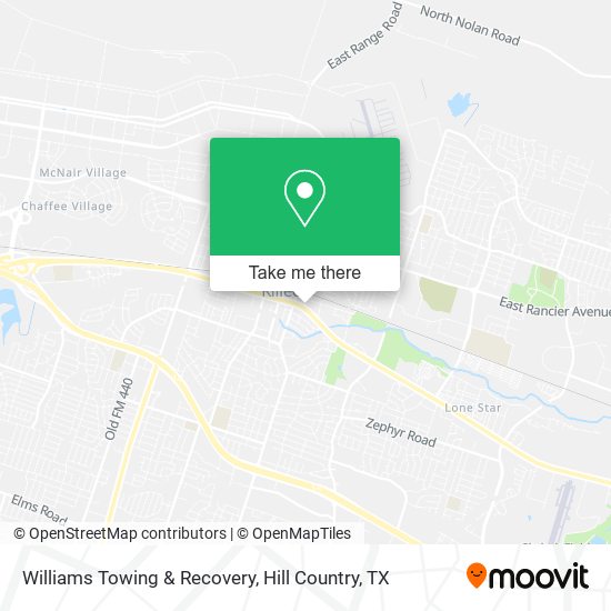 Mapa de Williams Towing & Recovery