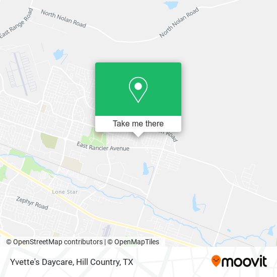 Yvette's Daycare map