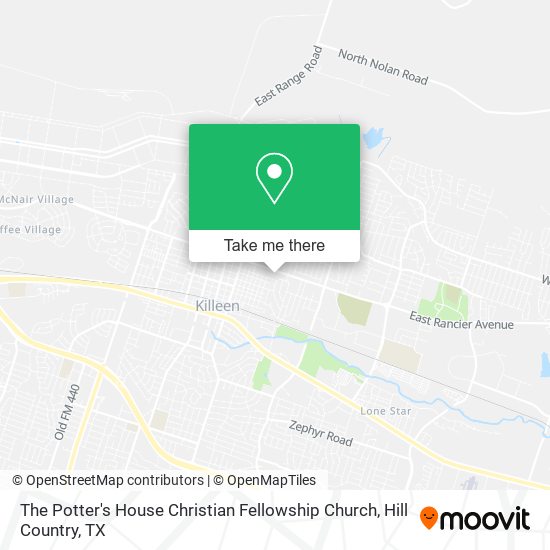 The Potter's House Christian Fellowship Church map