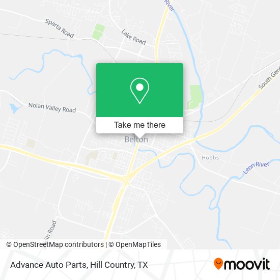 Advance Auto Parts map