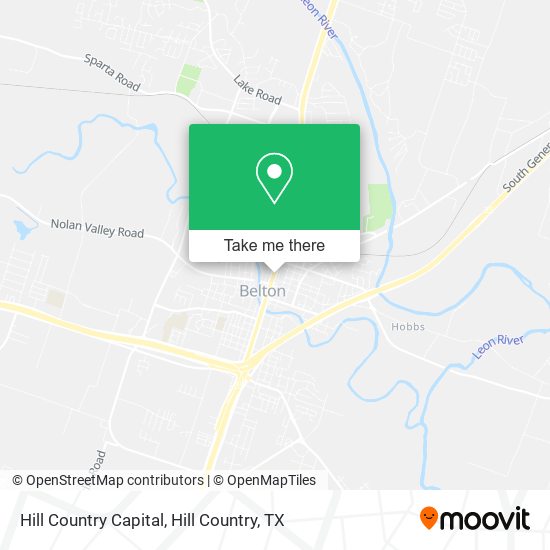 Mapa de Hill Country Capital