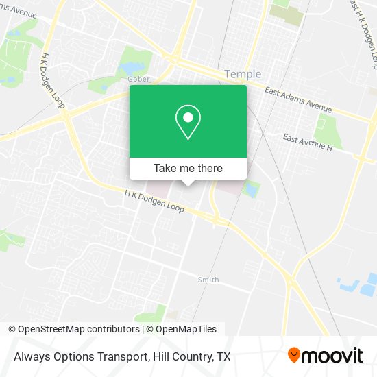 Mapa de Always Options Transport