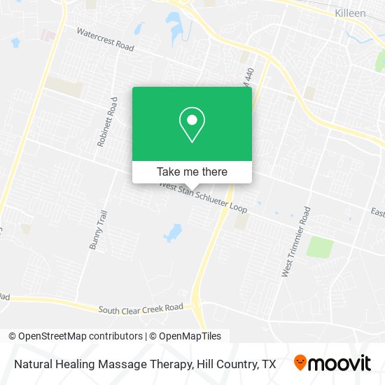 Natural Healing Massage Therapy map