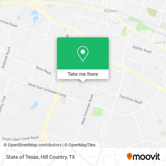 Mapa de State of Texas