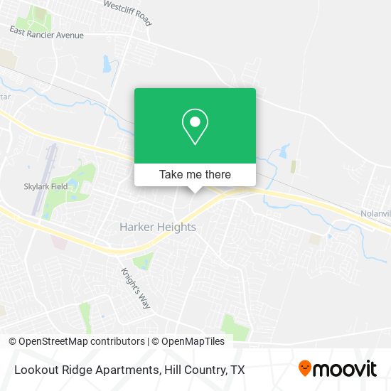 Lookout Ridge Apartments map