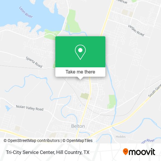 Tri-City Service Center map