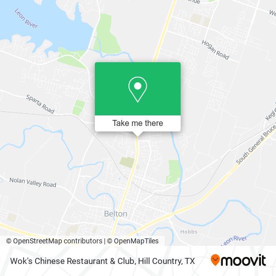 Wok's Chinese Restaurant & Club map
