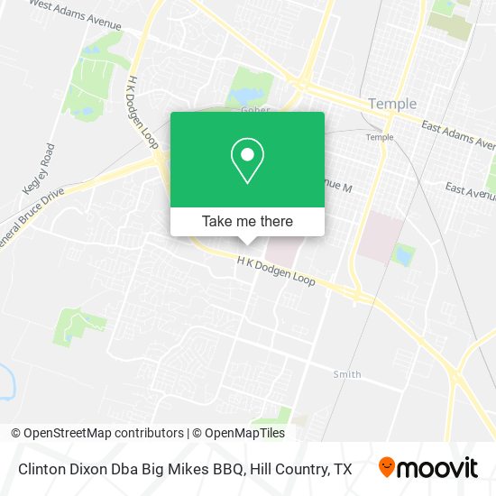 Clinton Dixon Dba Big Mikes BBQ map