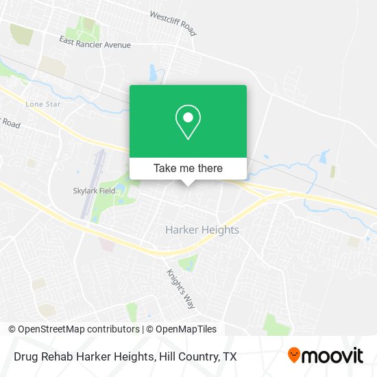 Drug Rehab Harker Heights map