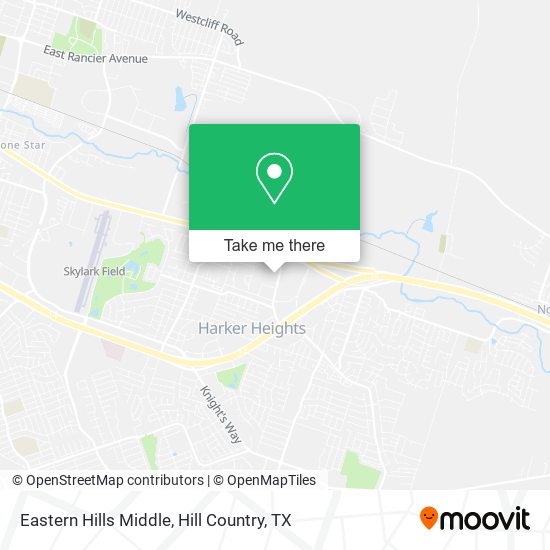 Eastern Hills Middle map