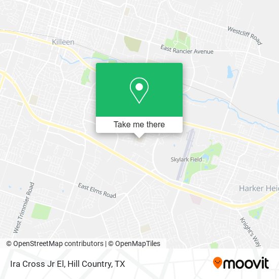 Ira Cross Jr El map