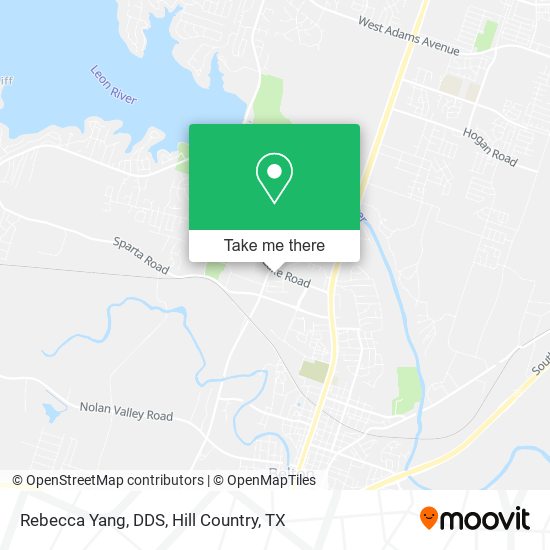 Rebecca Yang, DDS map