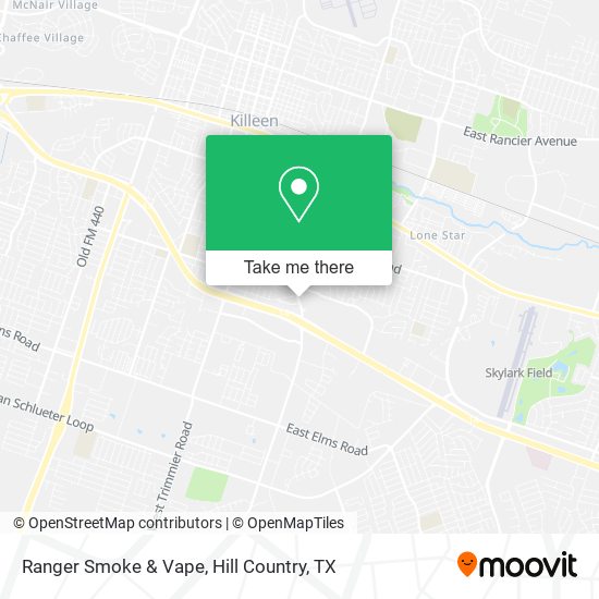Ranger Smoke & Vape map