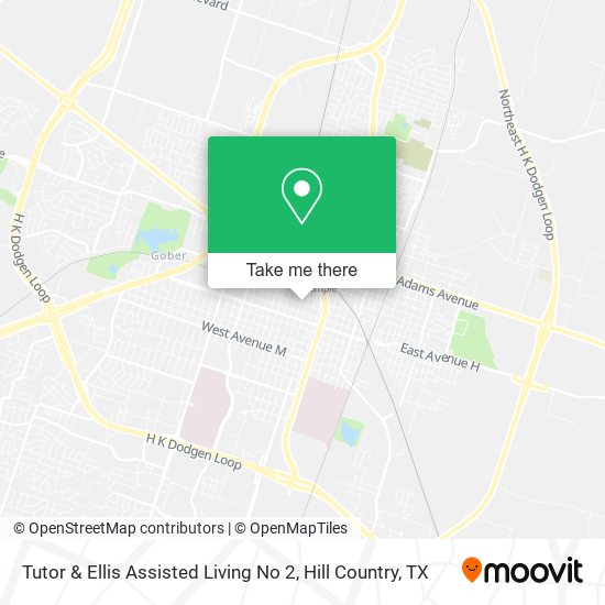 Tutor & Ellis Assisted Living No 2 map