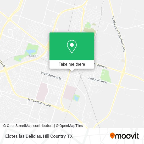 Elotes las Delicias map